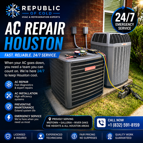Houston TX HVAC Company Near Me – Emergency AC Repair 24/7 ⭐️Carrier ⭐️Lennox